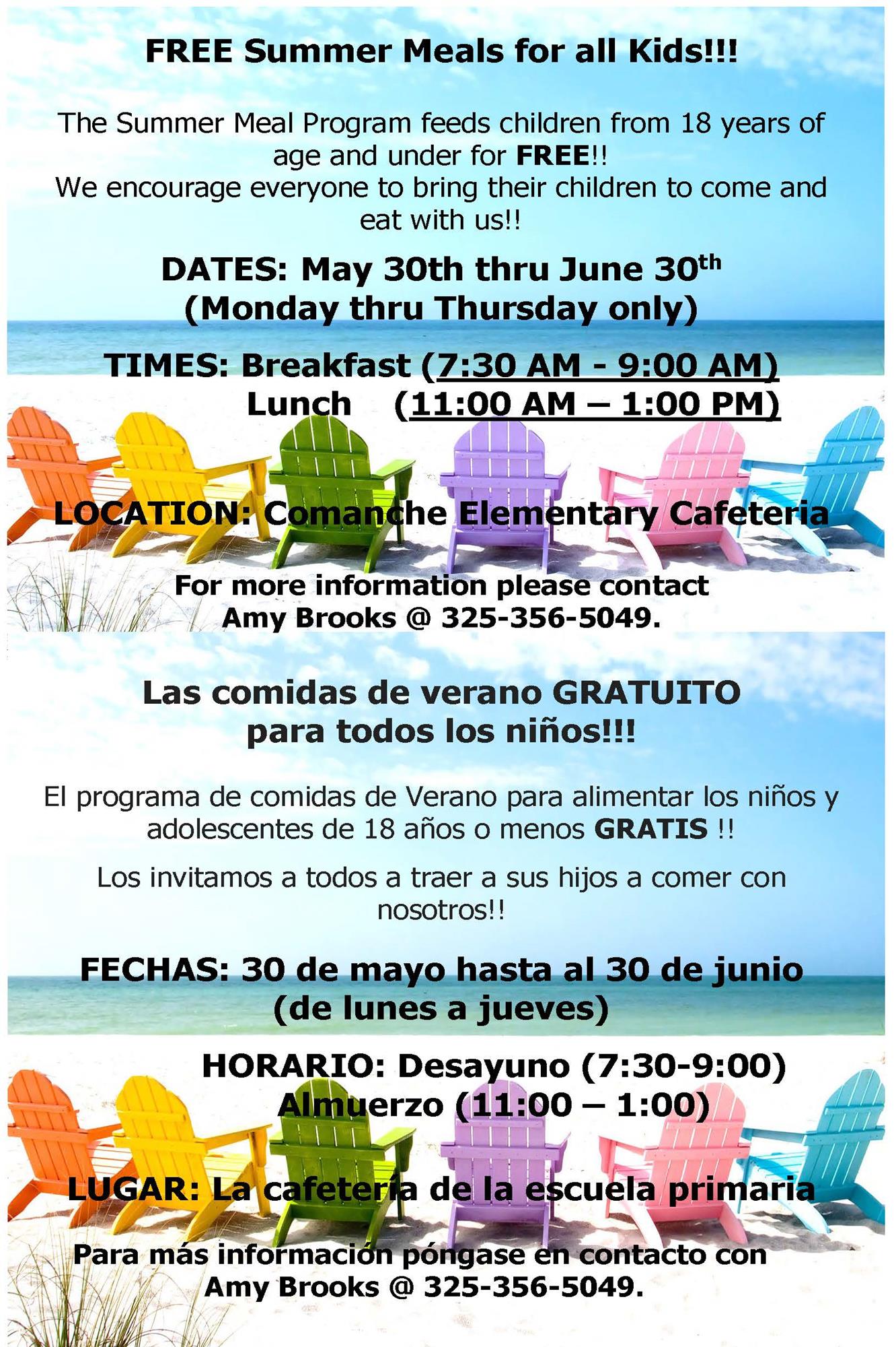 Summer Feeding Program Brochure